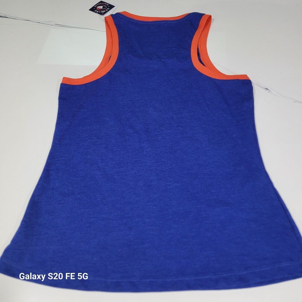 New With Tags New York Mets Tank Top Size Adult Small Royal Blue B16 - Picture 2 of 8